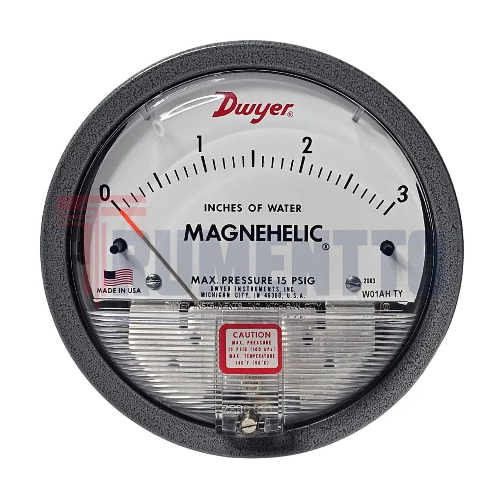 Manómetro Magnehelic 2000 Venta y suministro de manometro dwyer