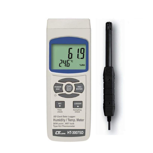 Higrómetro, medidor de humedad y punto de rocio LUTRON HD-3008 