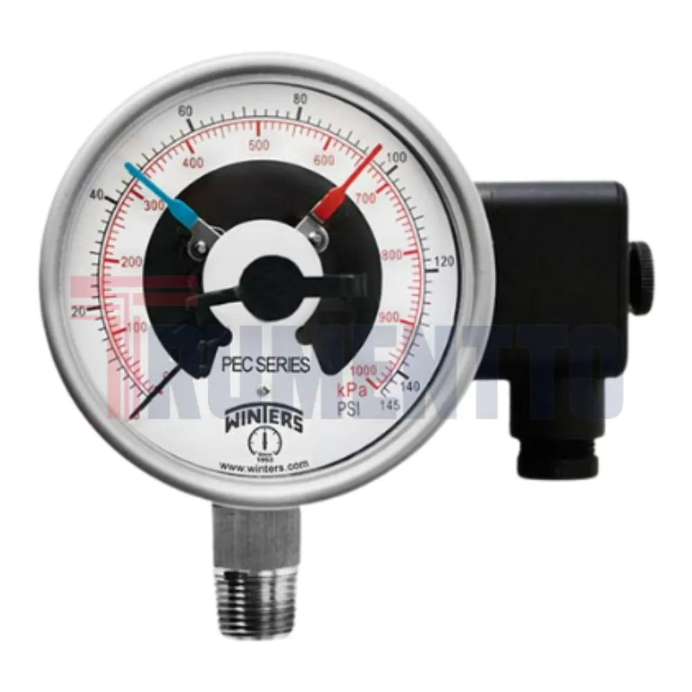 Venta y suministros de Manómetro con Contacto Eléctrico - WINTERS