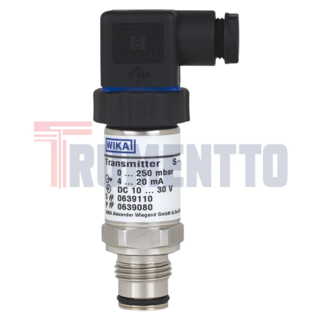 Transmisor de Presion WIKA S-10 acero inoxidable 316L instalación industrial