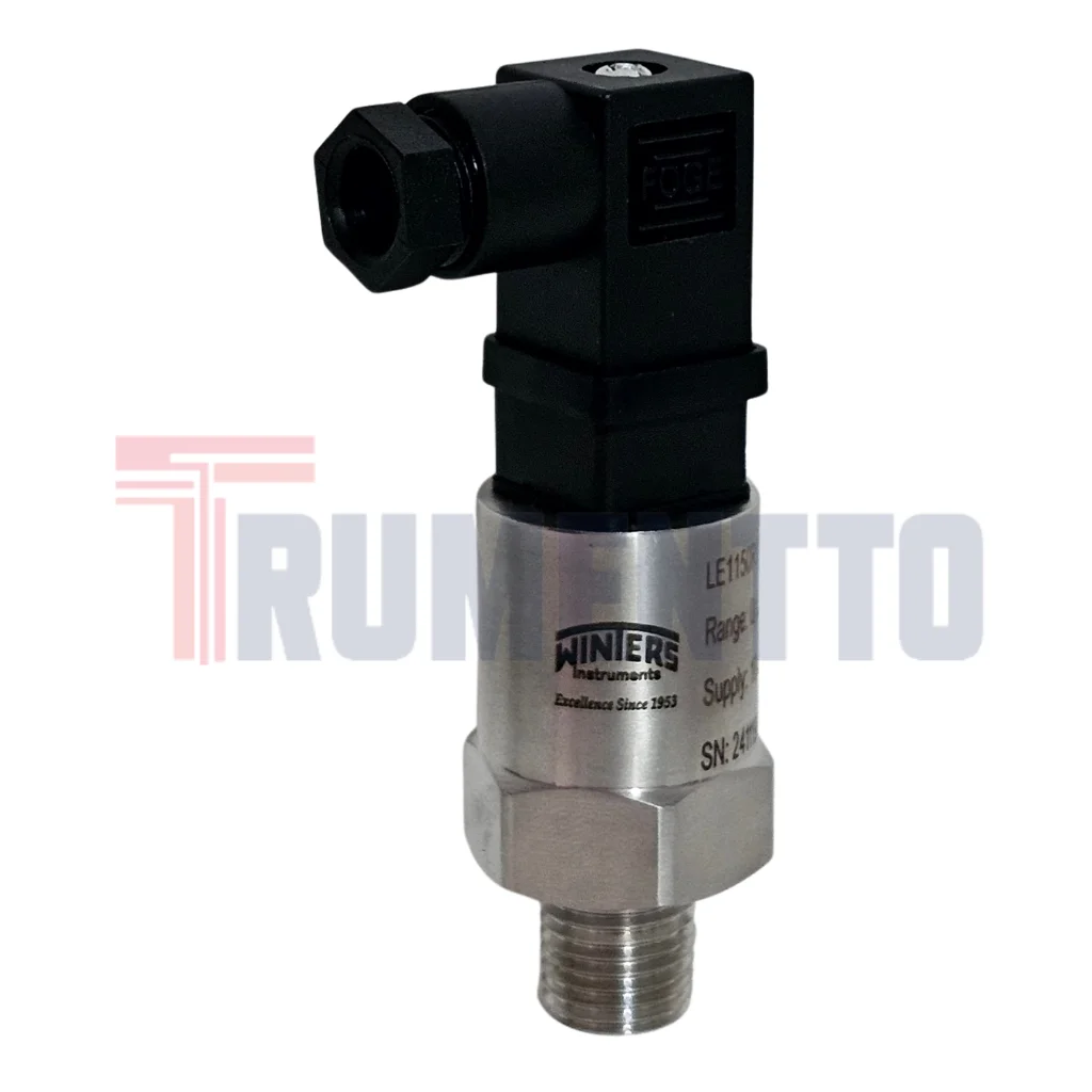 Transmisor de Presion WINTERS LE vista frontal acero inoxidable 316L