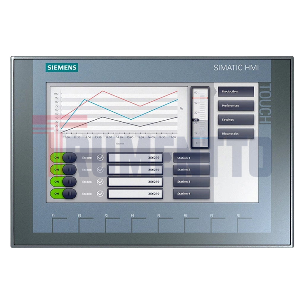 Panel de Monitoreo HMI SIEMENS SIMATIC interfaz industrial de control