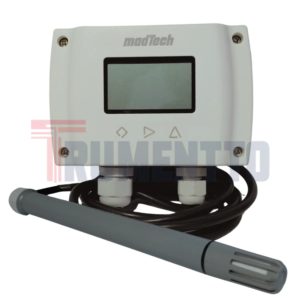 ransmisor Temperatura Humedad Remoto MADTECH H4N sensor ambiental industrial
